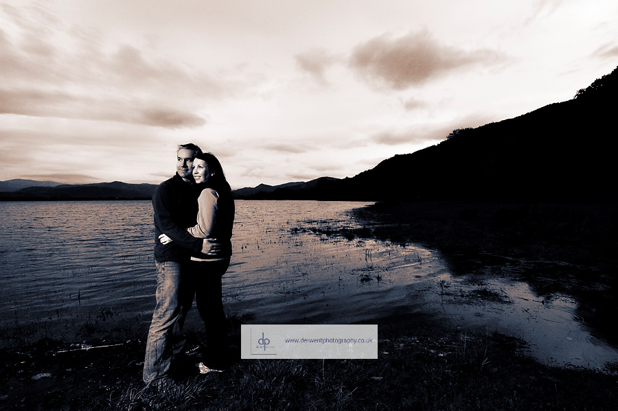 pre wedding portrait shoot in the lake district by derwent photography